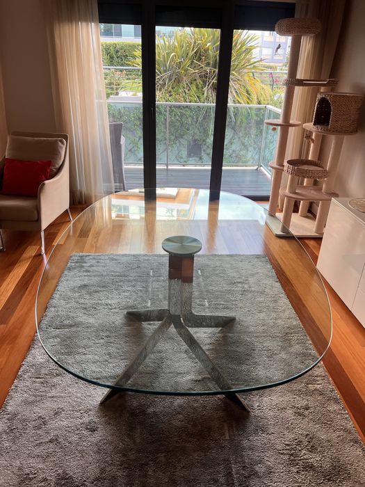 Mesa de vidro para 6 pessoas da B&B Italian