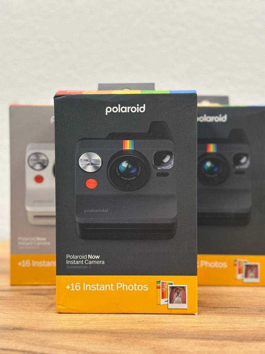 Фотокамера миттєвого друку Polaroid Now Gen 3 Black (009154)