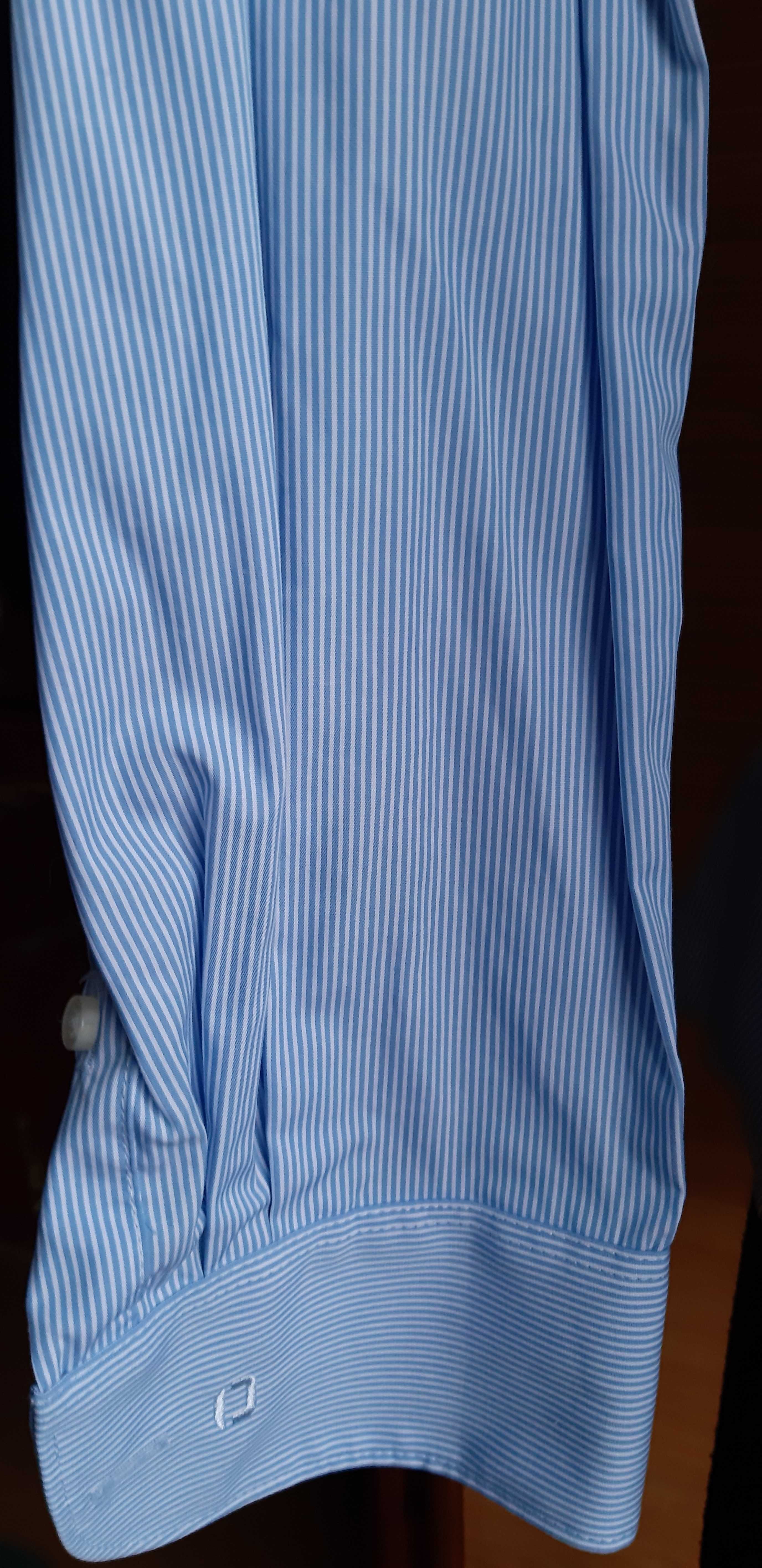 мужская рубашка OLIMP LEVEL5  42/16,5  body fit (97%cotton+3%elastan)
