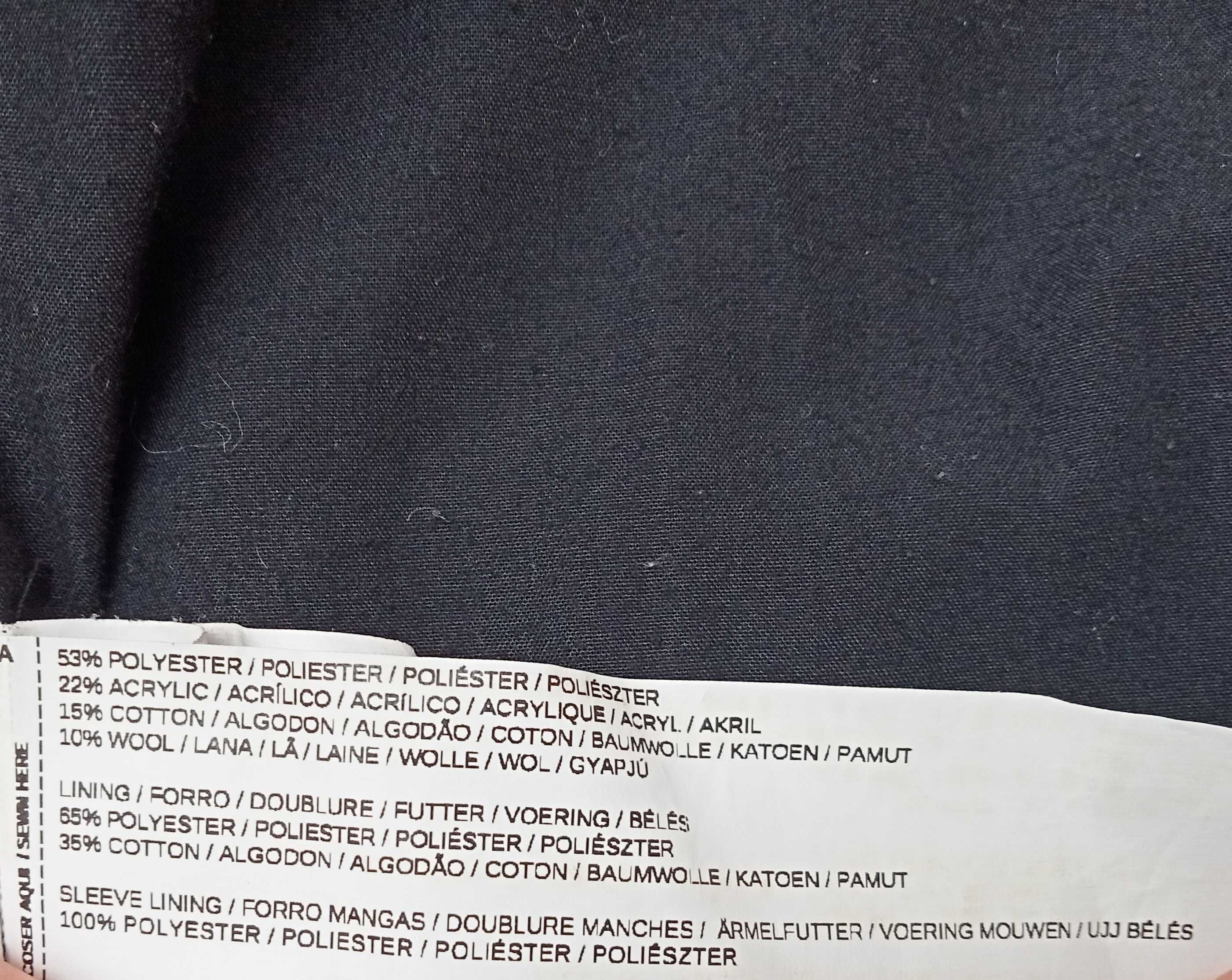 Casaco preto Mango