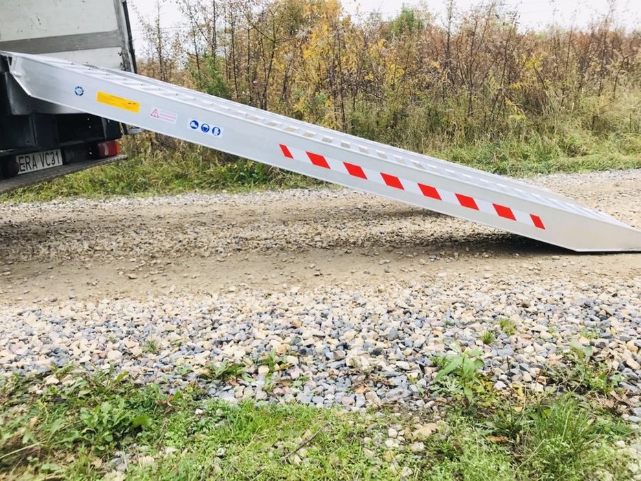 *8.7T *3.5m / Najazdy Aluminiowe / Koparka - Traktor / F.VAT
