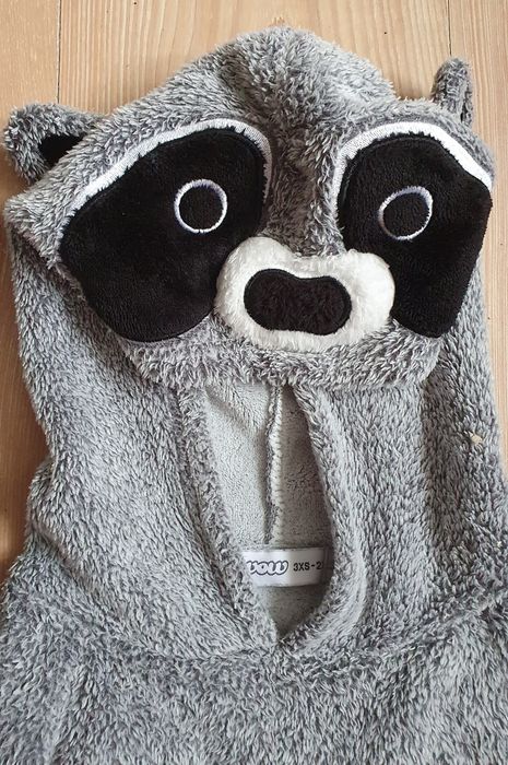 Bluza miś szop dla dziewczynki 134/140