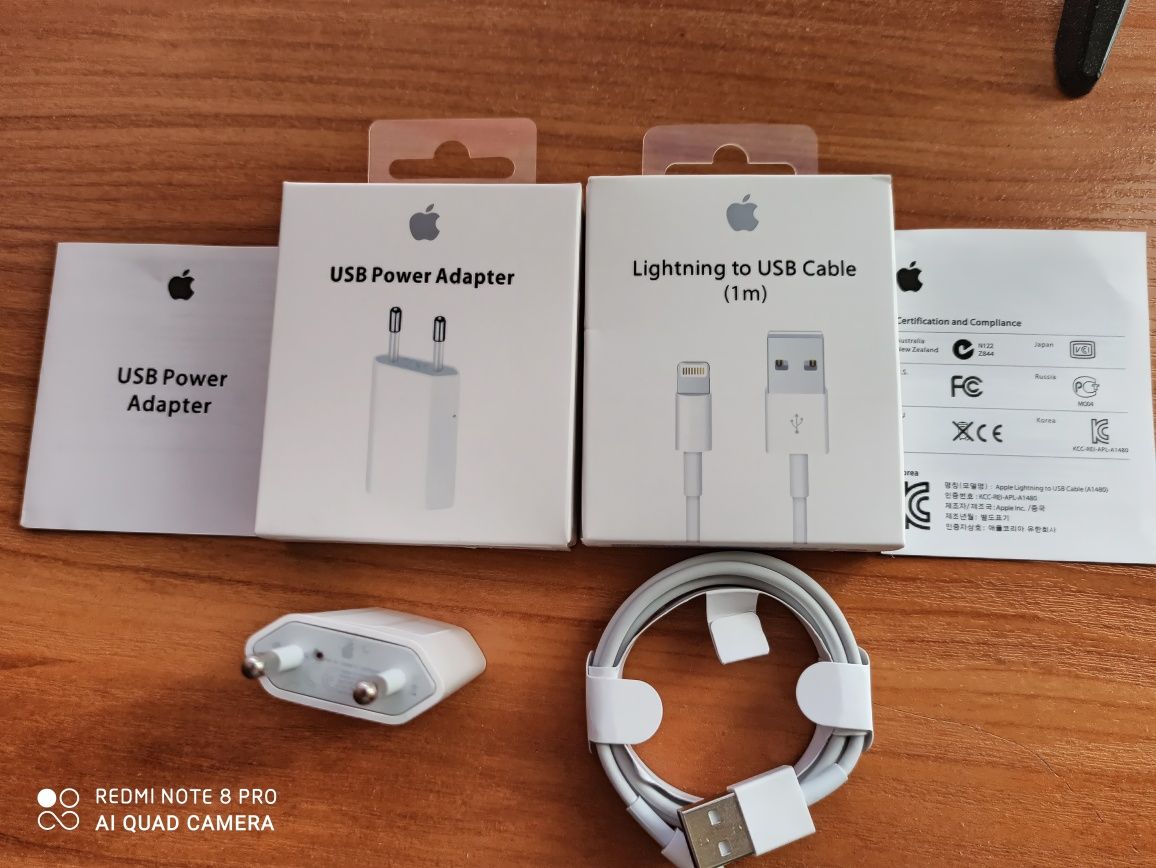 IPhone ładowarka kabel, kostka adapter 5/5s,6/6s, 7/8x xs, xr