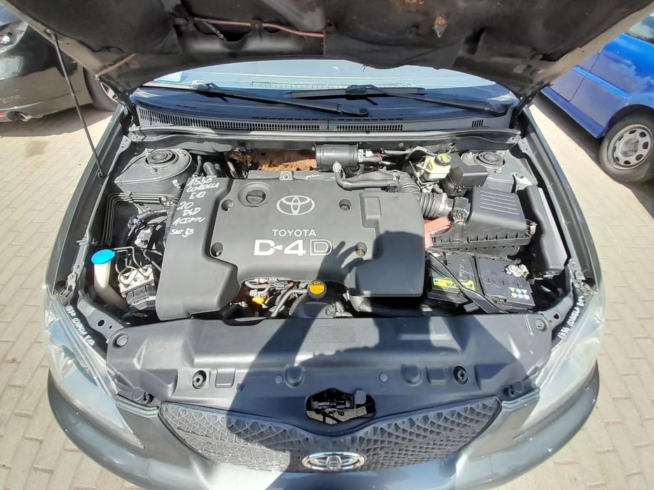 TOYOTA COROLLA E12 SILNIK 2.0 D4D DIESEL OZNACZENIE: 1CDFTV