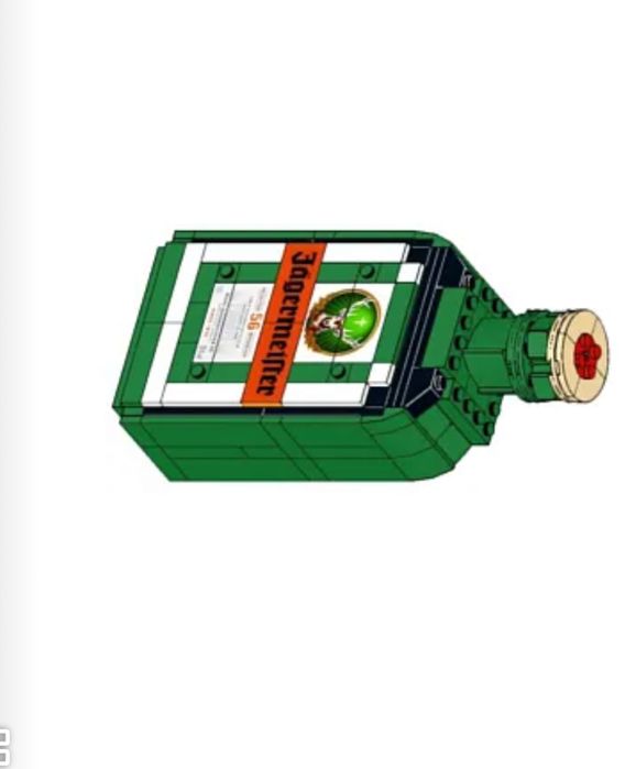 Klocki butelka jagermeister