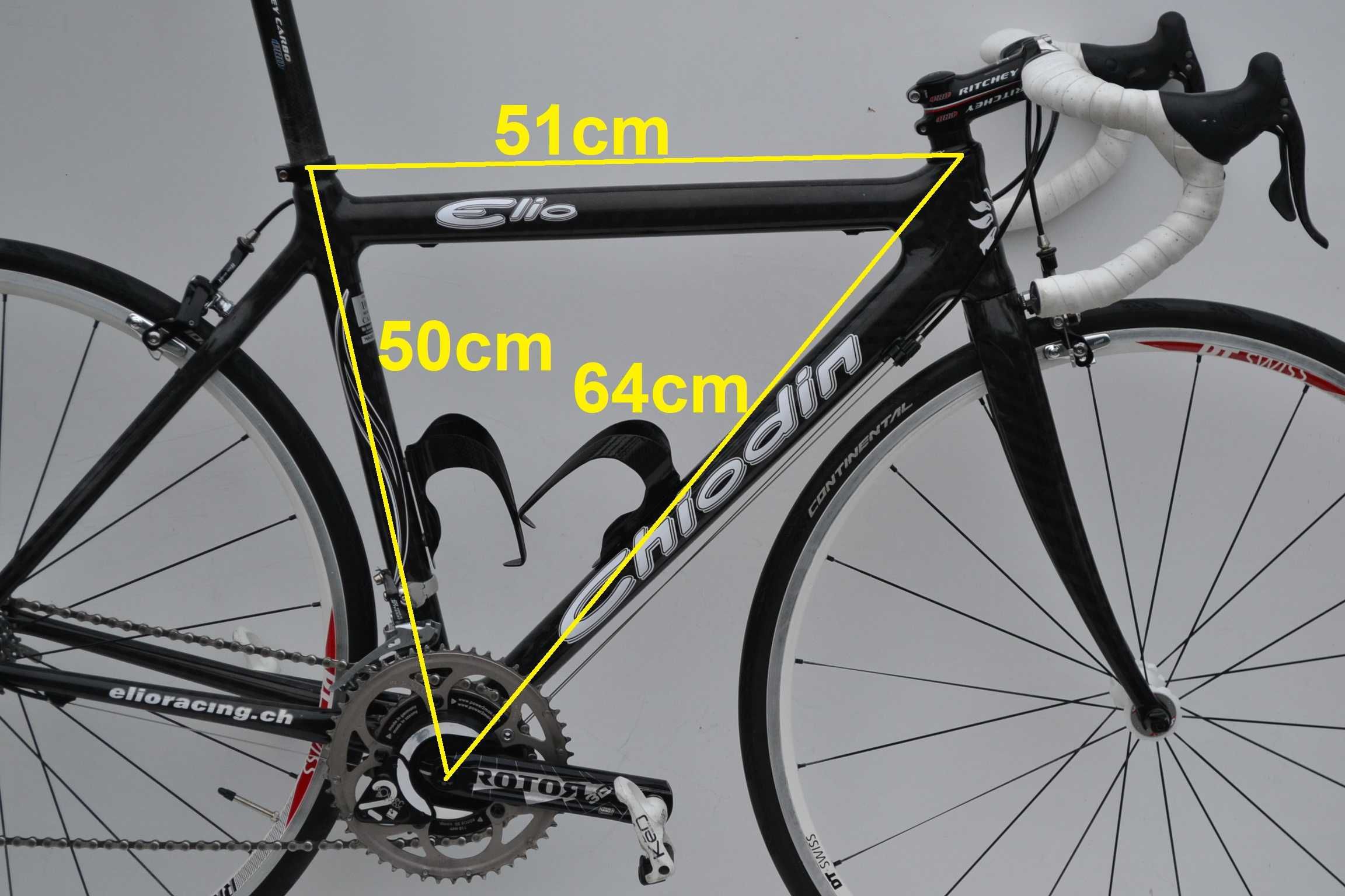 Carbonowa włoska kolarka elio2x10 campagnolo chorus /pomiar mocy rotor