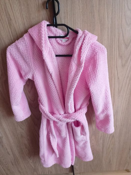 Szlafrok dziecięcy  różowy