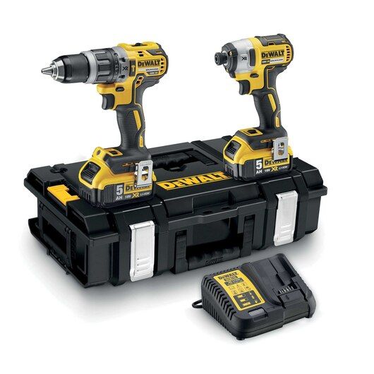 Zestaw Combo DeWalt DCK266P2 DCD796 + DCF887 2x5Ah (wkrętarka udarowa)