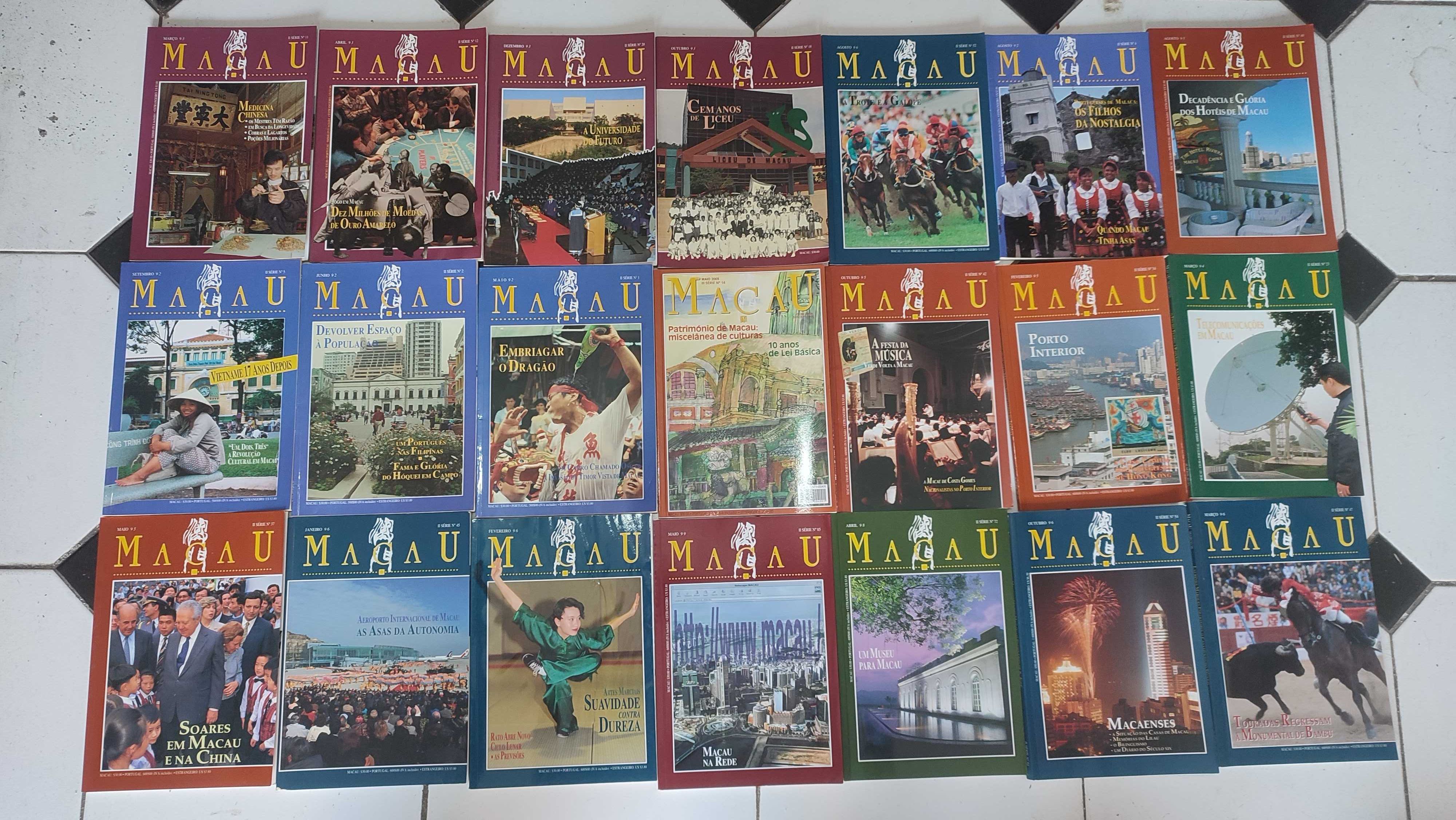 Lote 83 Revistas Macau - Anos 90
