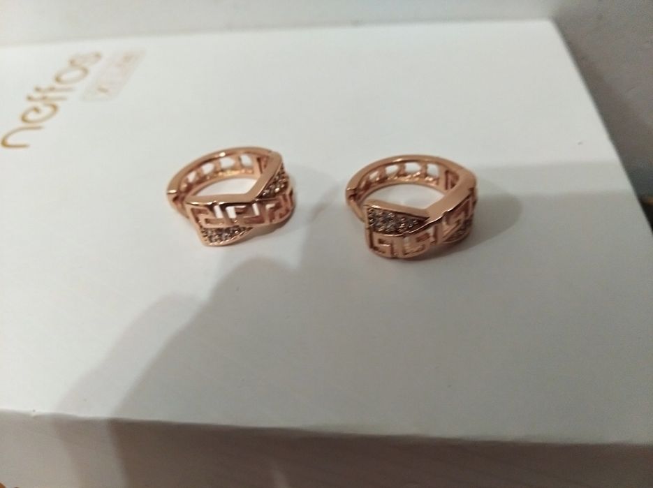 Серьги сережки медичне золото
