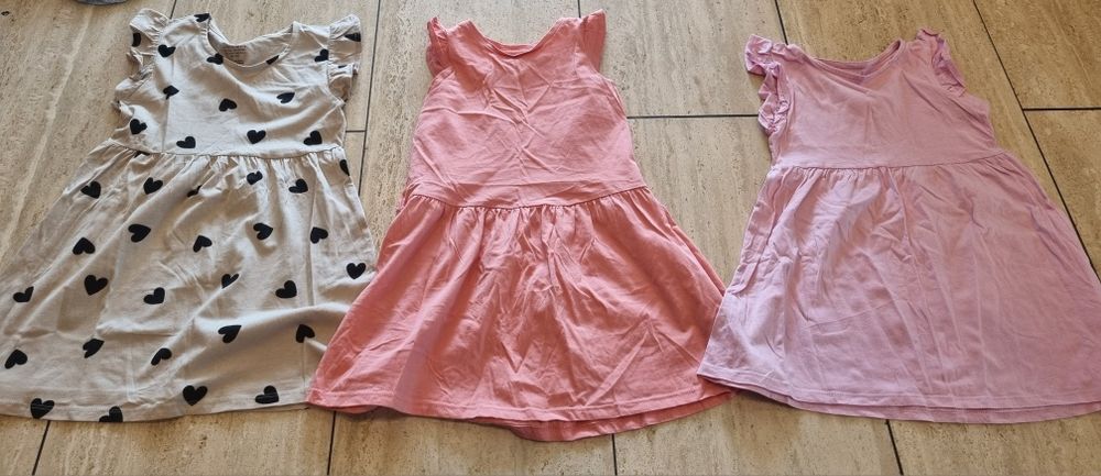 Paka sukienek dla dziewczynki 15szt