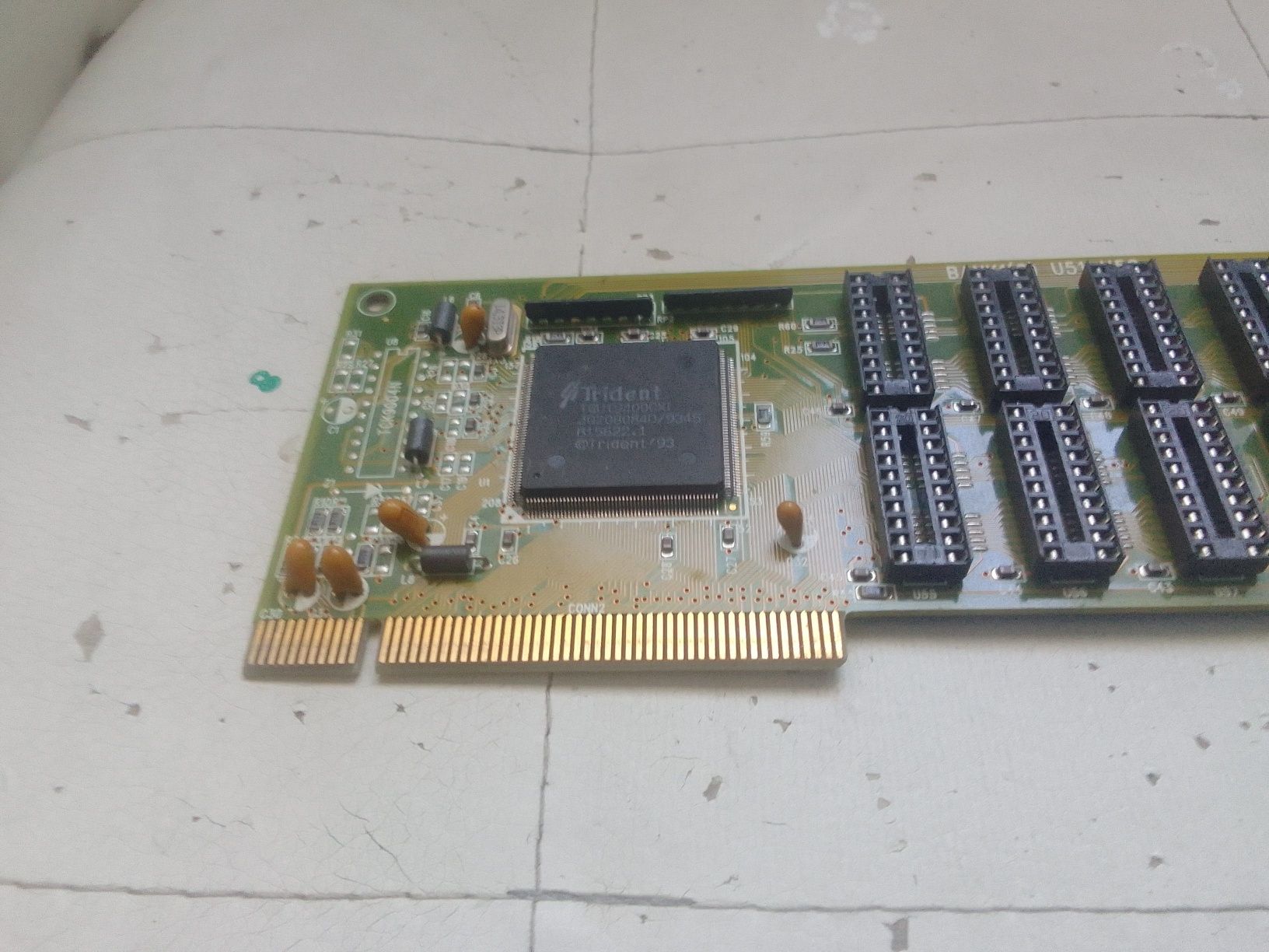 Retro karta graficzna VGA-9400 pcb rev:b