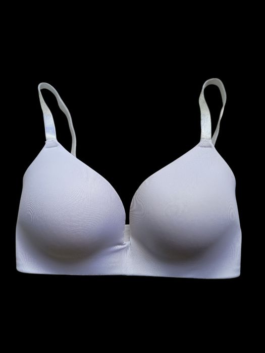 Biały gładki stanik biustonosz 70DD 32DD F&F bielizna damska
Bez fiszb