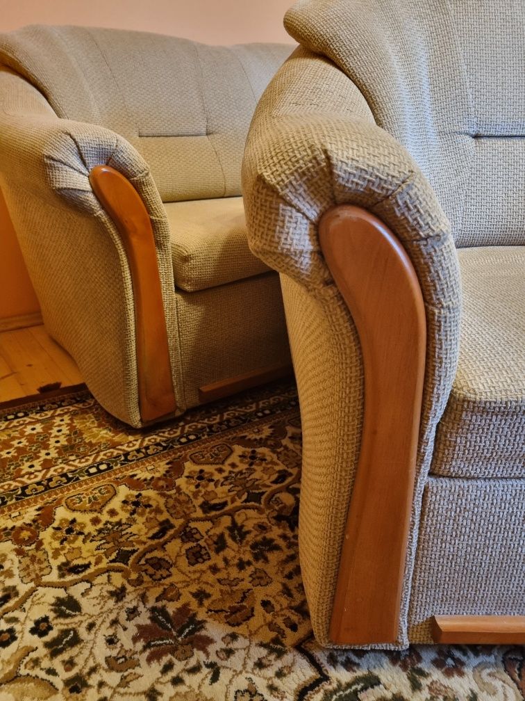 Kanapa fotel komplet wypoczynkowy