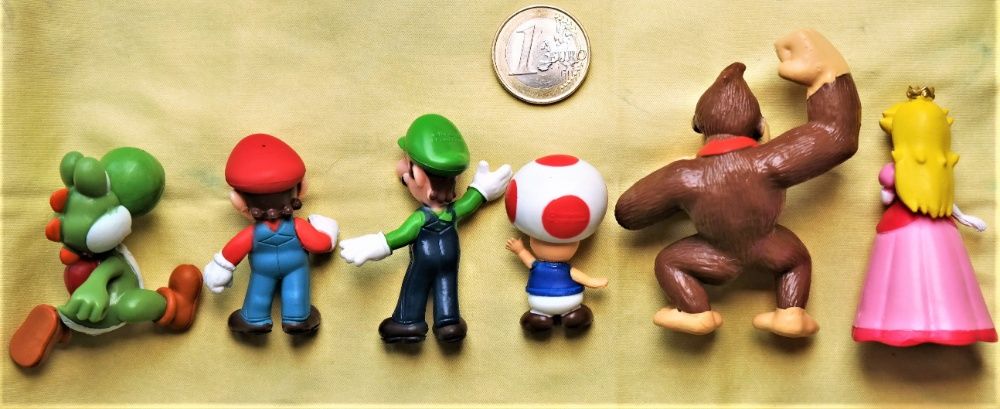 6 figuras Super Mário e Luigi - Nintendo