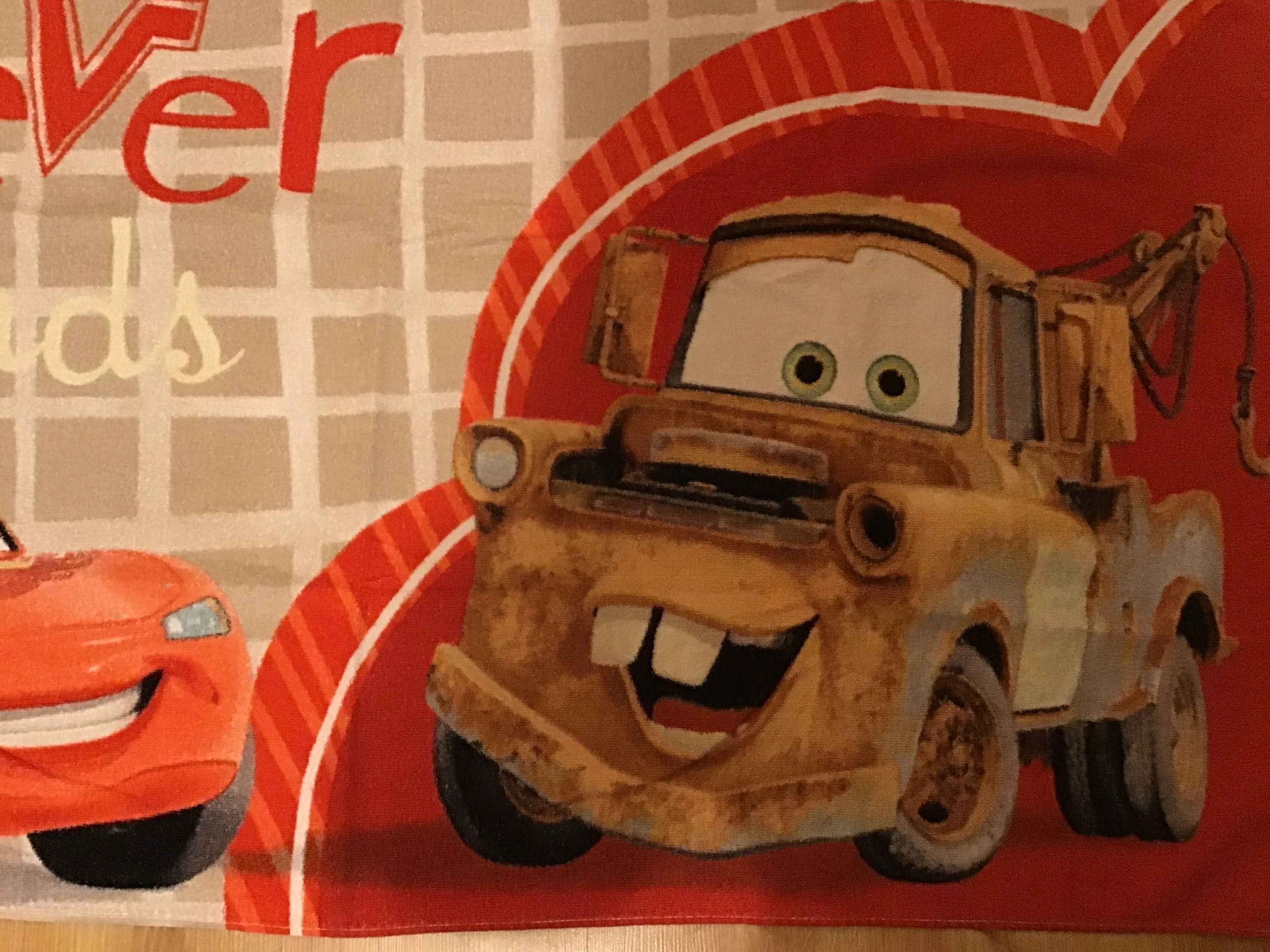 Ręcznik kąpielowy  Auto Cars 70x140 licencja Disney