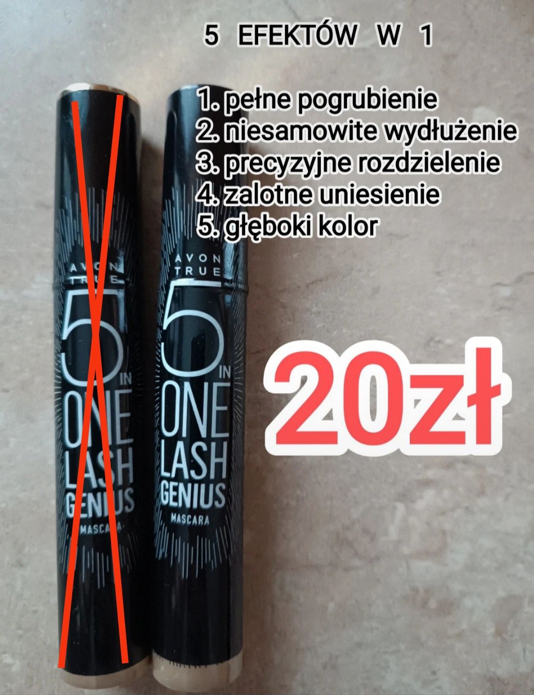 Tusz do rzęs One Lash Genius Mascara Avon