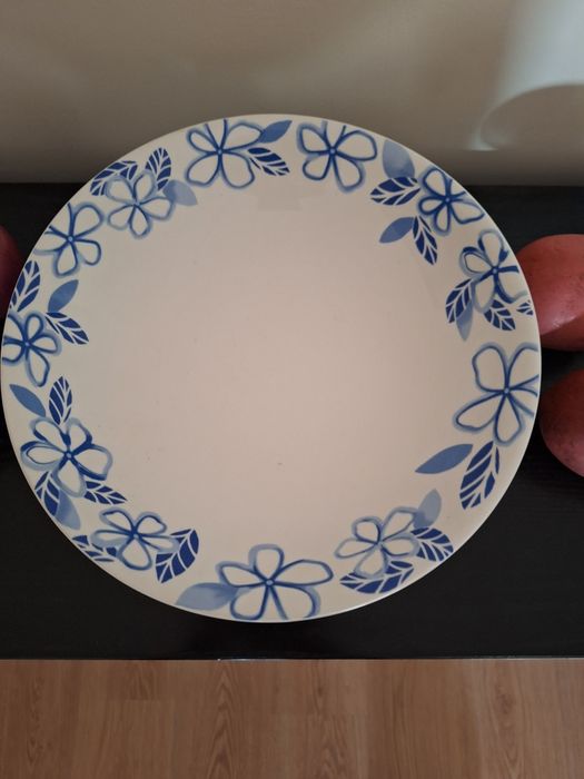 Taça cerâmica e Frutos decorativos