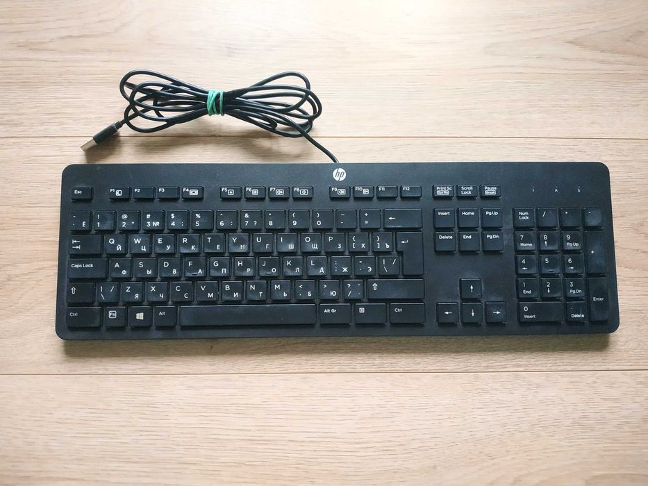 Клавіатура USB HP kbar211 для комп'ютера чи ноутбука клавиатура