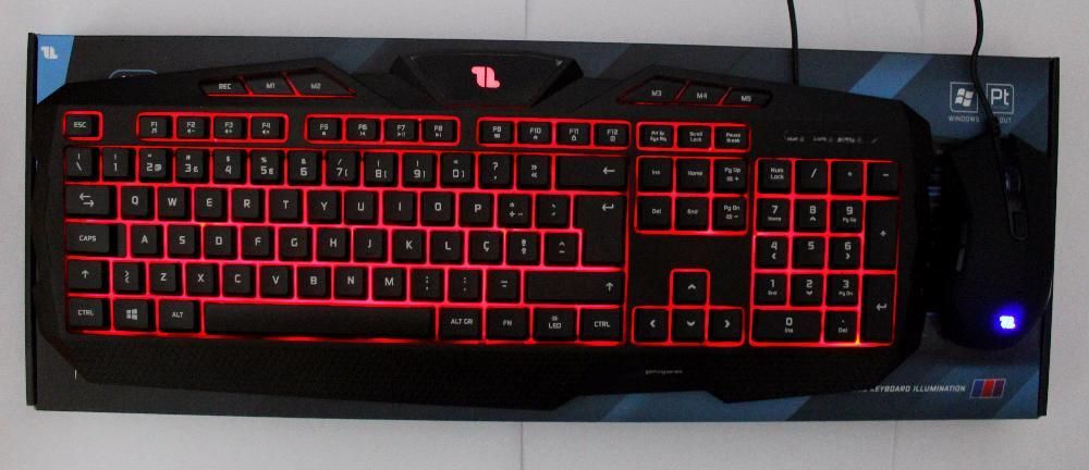 Teclado + Rato Gaming com iluminação LED NOVO