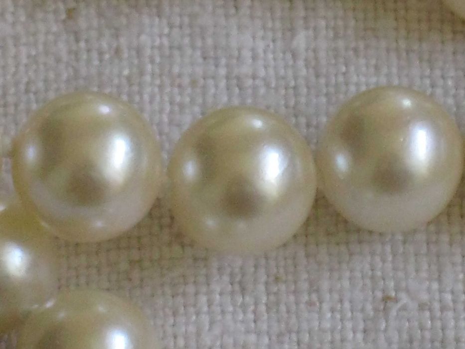 Colar de Perolas Cultura Mar 9mm C/Fecho em Ouro 19,2kts