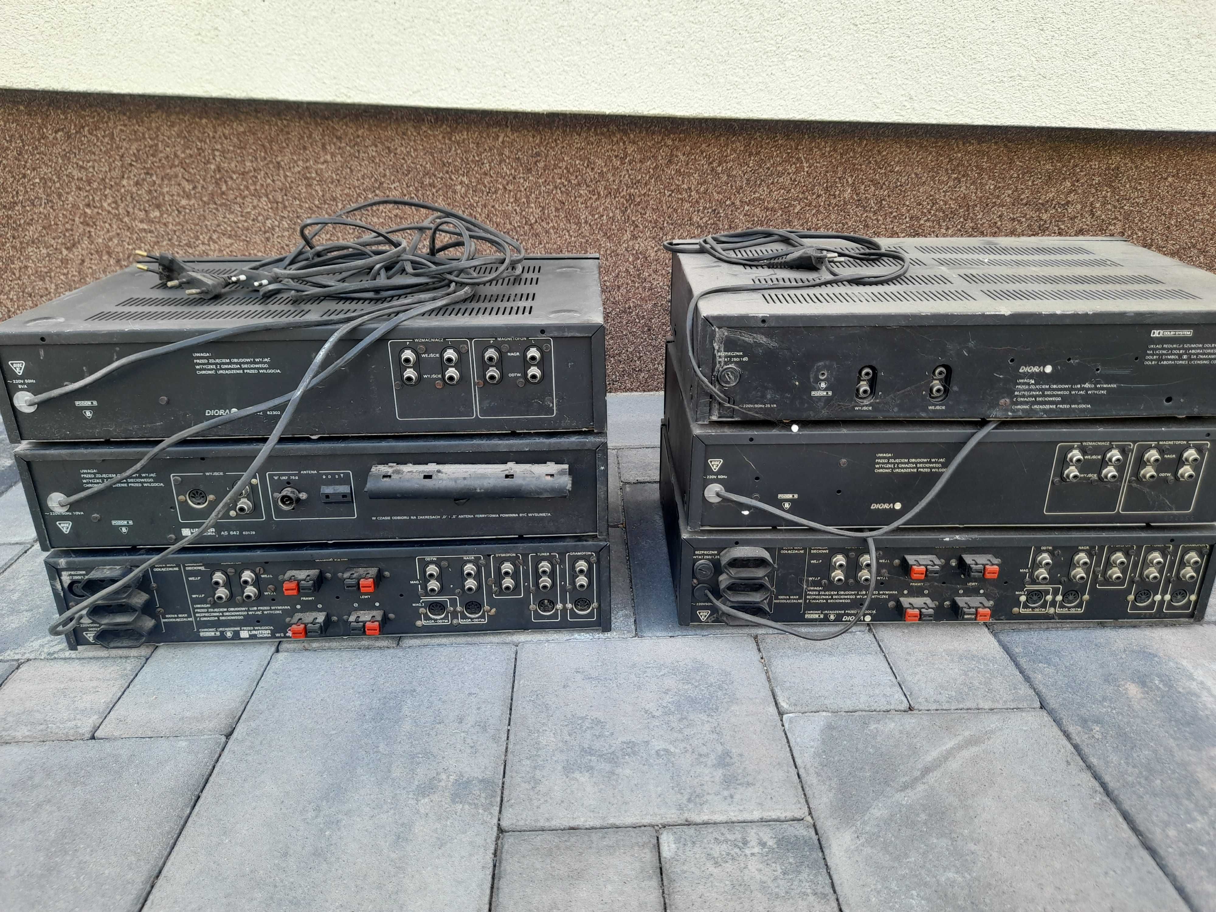 DIORA wzmacniacz korektor 3 elementy