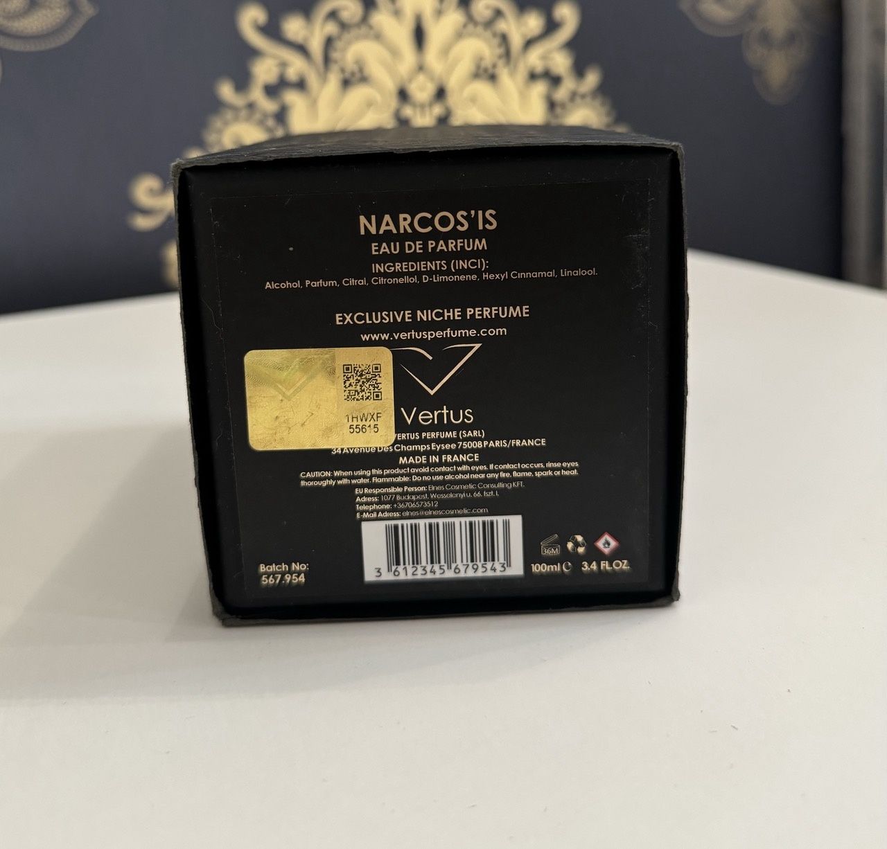 Парфумована нішева вода  Vertus Narcos'is