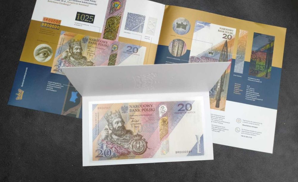 NISKI NUMER 561 20 zł Tysiąclecie Koronacji Bolesława Chrobrego