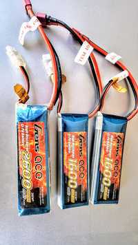 Akumulatory LiPo Gens Ace 2600/1600mAh 7,4V.