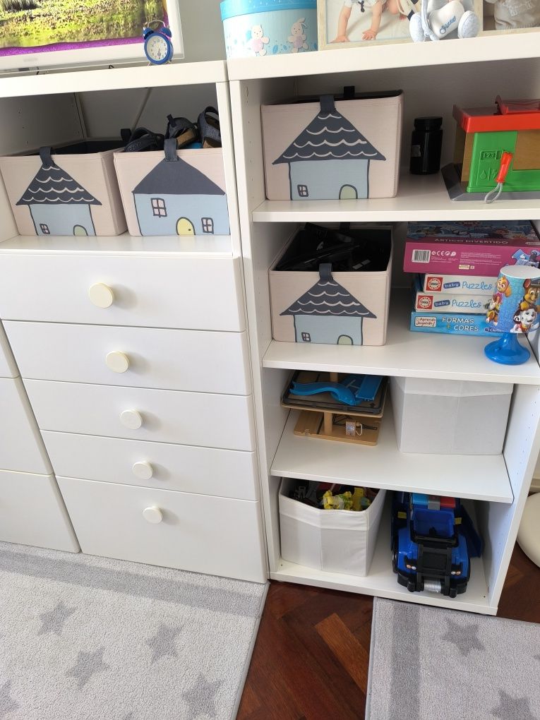 Conjunto de moveis Stuva/Smastad e cabide IKEA