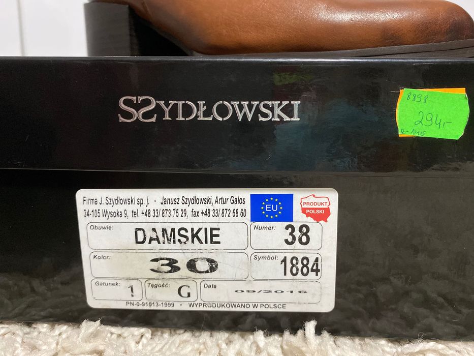 Чобітки жіночі. Шкіра. 38р. Szydlowski