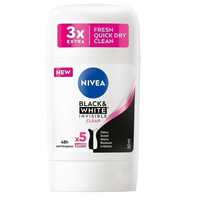 Nivea Blackwhite Invisible Clear Antyperspirant W Sztyfcie 50Ml (P1)