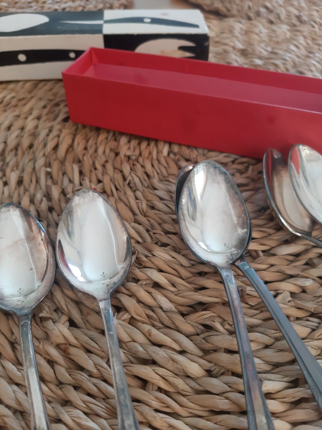 Łyżeczki posrebrzane Hefra 6 szt.