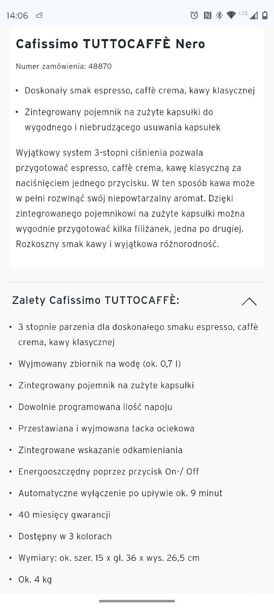 Ekspres kapsułkowy