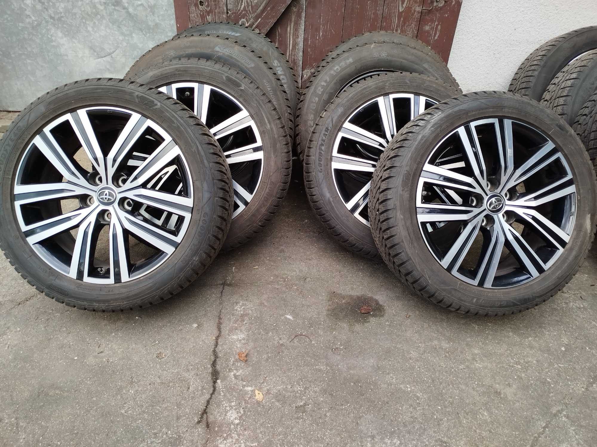 Kola Felgi opony Toyota Corolla Cross 225/50r18 ZIMA 8mm Goodyear 2023