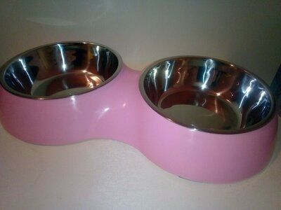 Миска двойная для собак на подставке