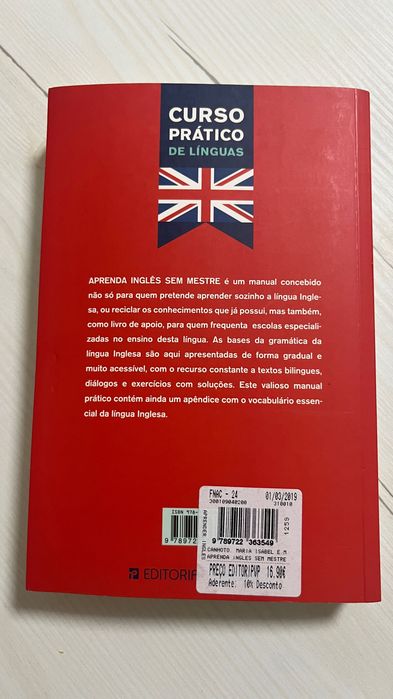 Livro "Aprenda Inglês Sem Mestre" | 14ª Edição | Editorial Presença