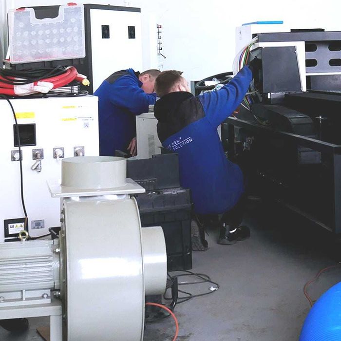 Fiber Laser wycinarka laserowa ploter CNC Weni 3015H 6kW POLSKI SERWIS