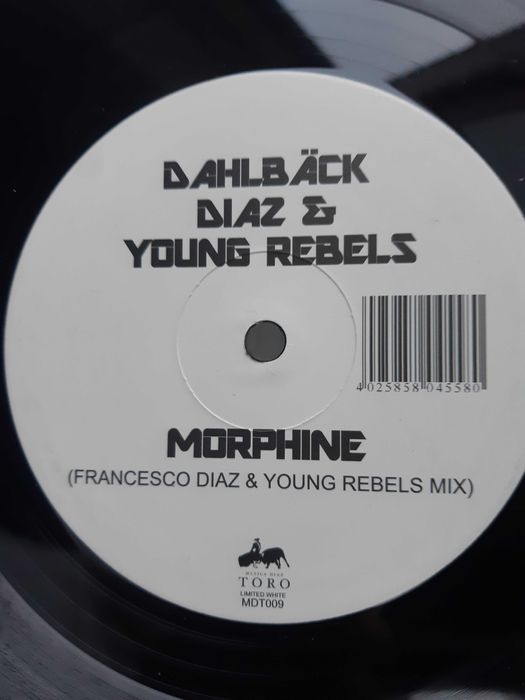 maxi vinyl Dahlbäck, Diaz & Young Rebels – Morphine Electro Tech House