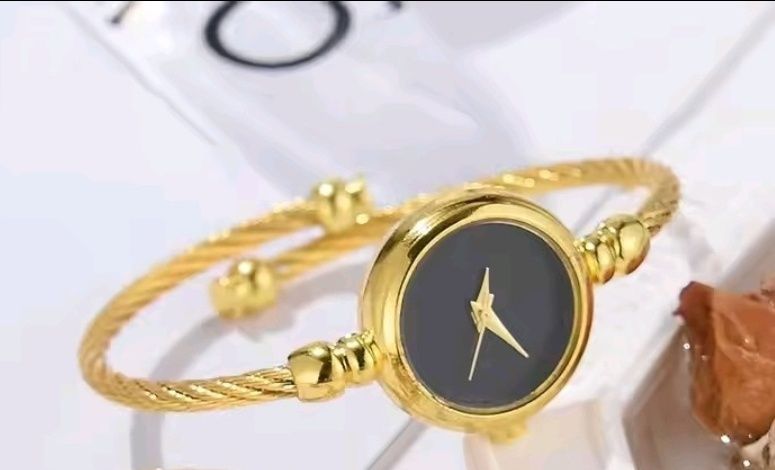 Damski Zegarek elegancki i stylowy z czarną tarczą