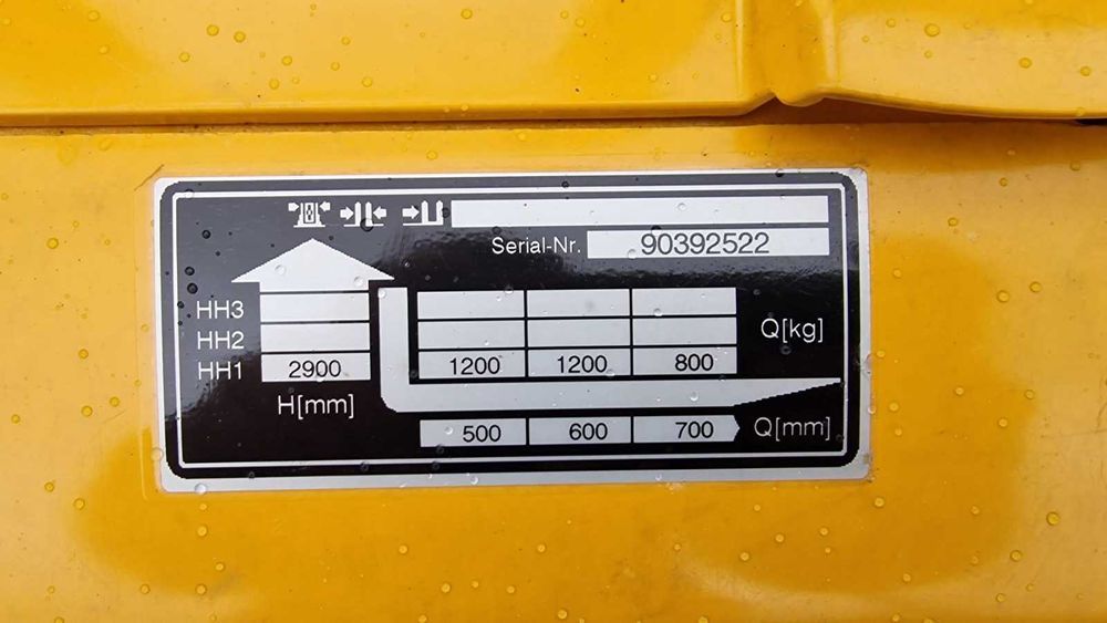 Elektryczny wózek Jungheinrich EJC 112 H-290cm Sztaplarka Widłowy