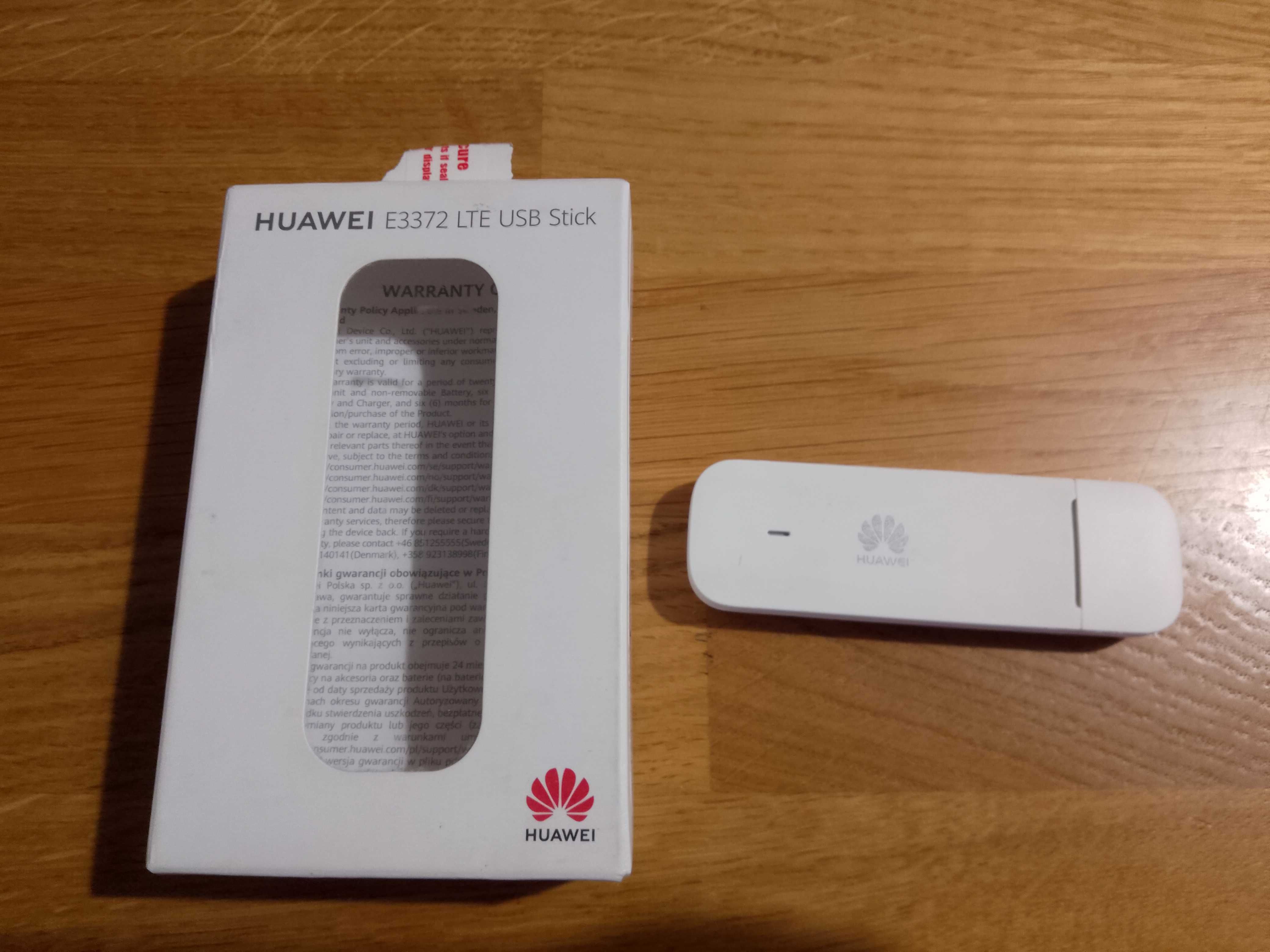 Modem 4G LTE na USB Huawei E3372h PLAY super stan sprawny pudełko itd