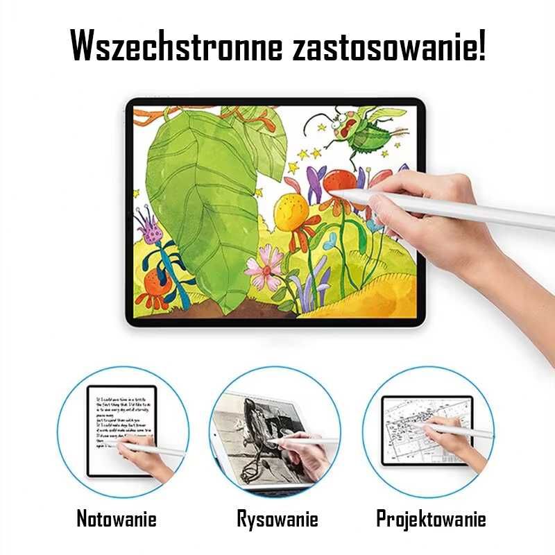 Rysik Do IPad Pencil Apple AIR/PRO/MINI USB C Magnetyczny Rysowanie