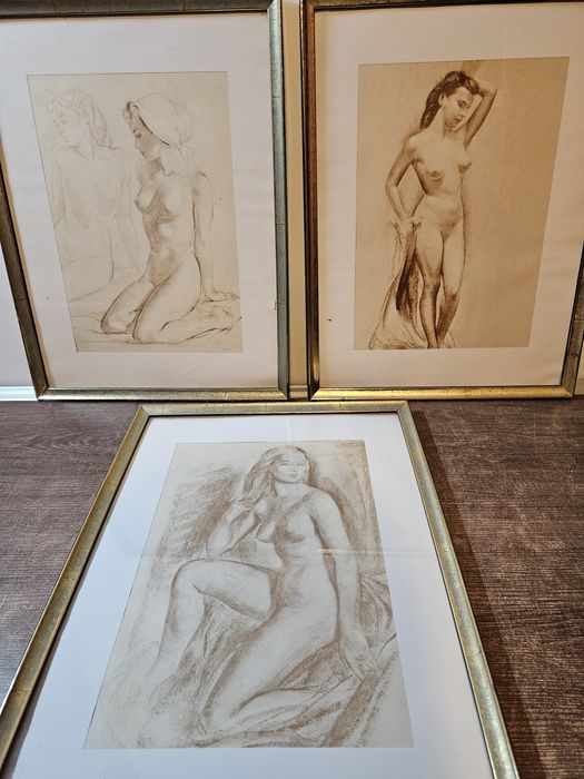 Obrazy akt kobiecy 3 szt