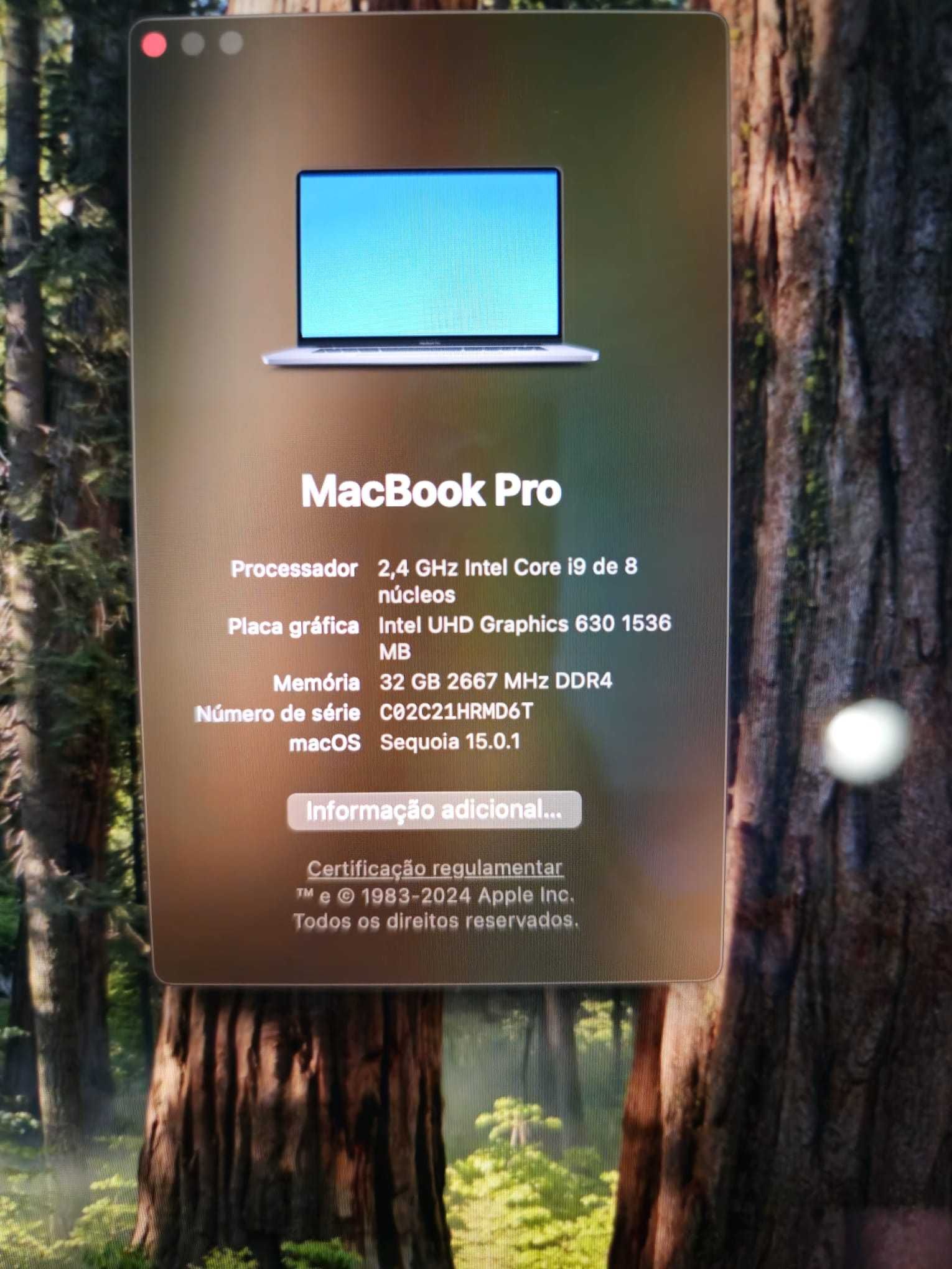Macbook Pro 16, com processador i9 (sem garantia)