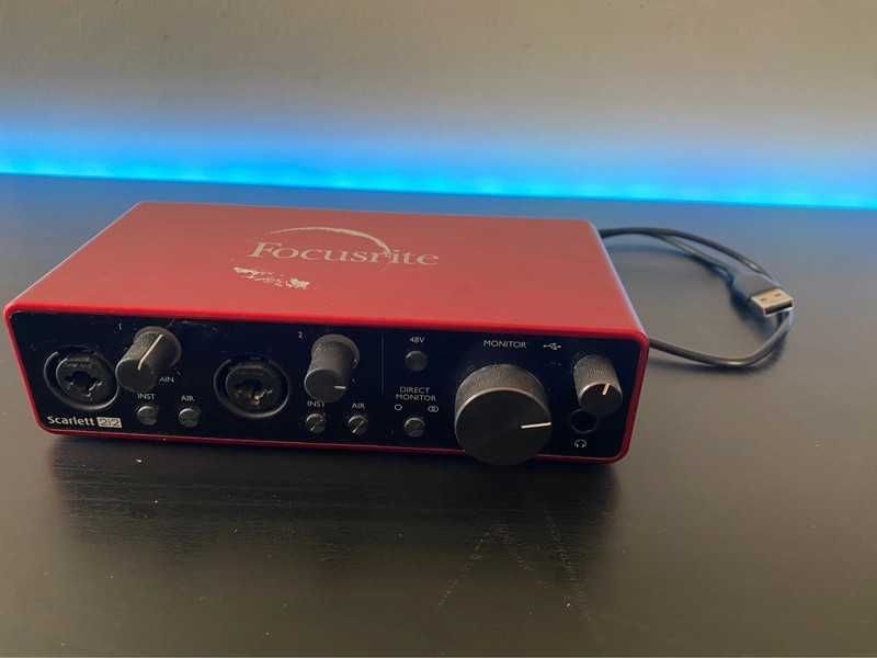 Interfejs audio Focusrite Scarlett 2i2 3 gen – do naprawy