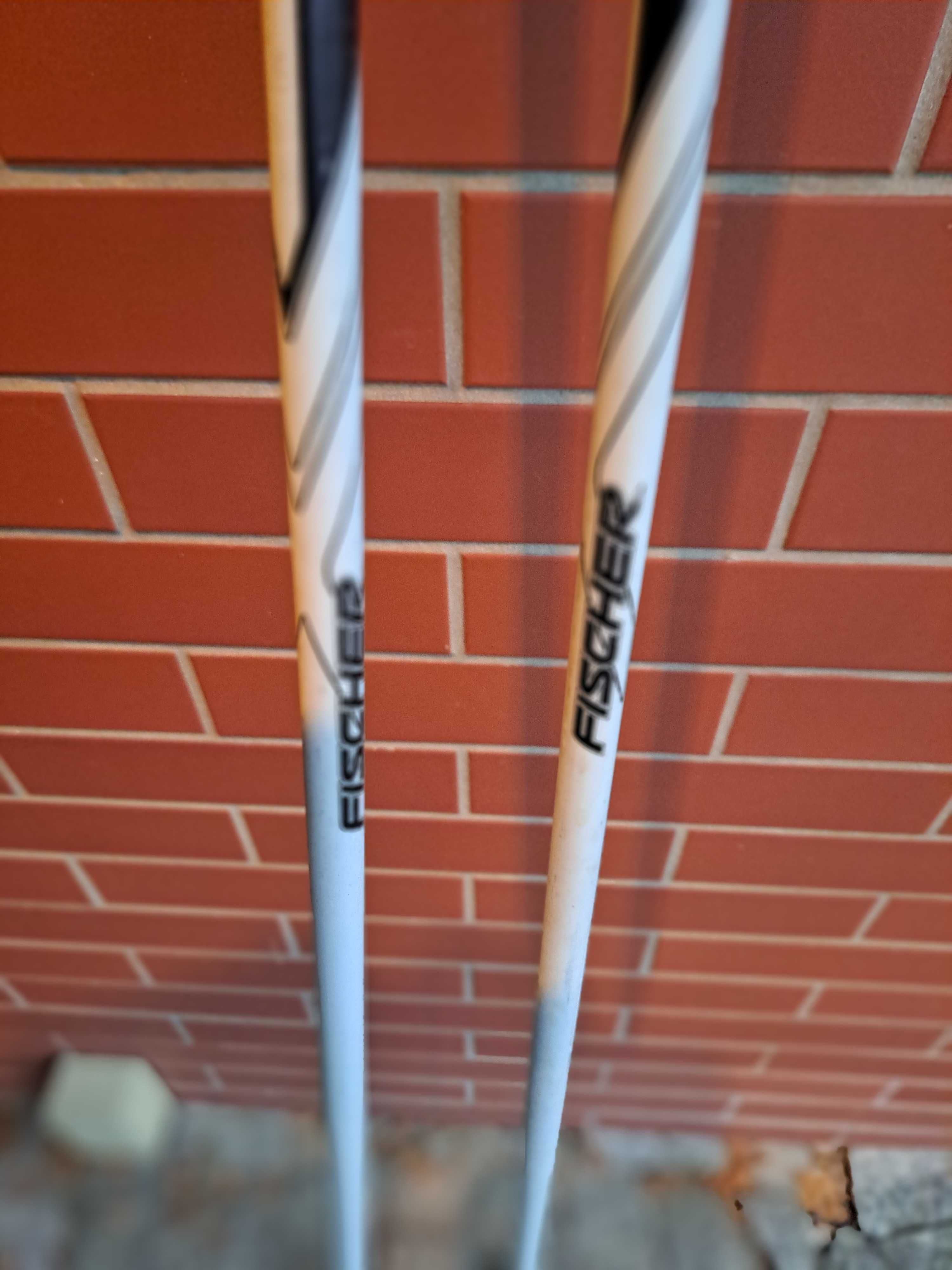 narty biegowe 2m, kijki 155cm, łuska, SMS