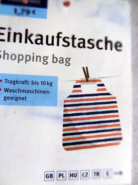 Zestaw 3 materiałowych toreb na zakupy z pokrowcami i zapięciem