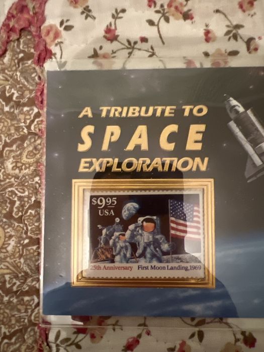 Поштова марка США висадка на луну