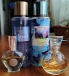 mgiełki victorias secret Rush i Petal Rave + perfumy zestaw